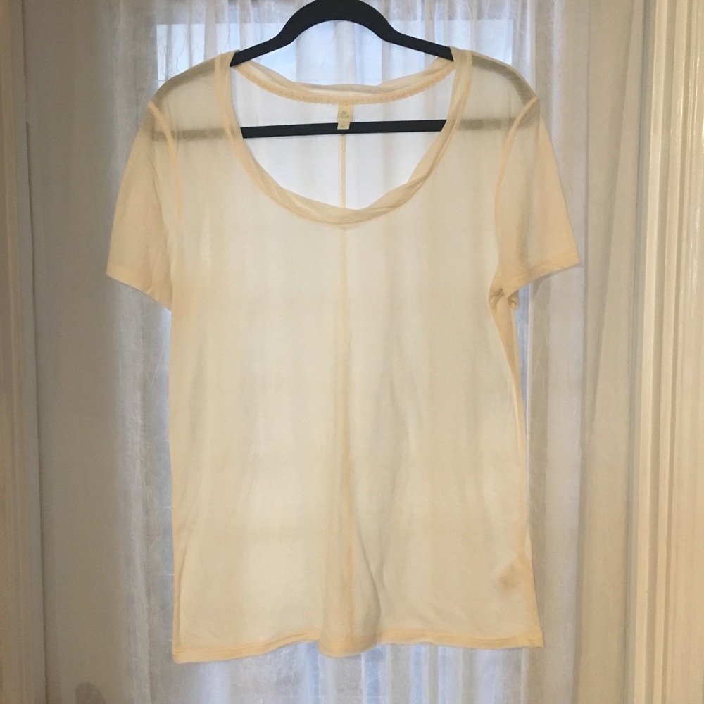 Anthropologie Eloise Scooped Layering Tee, NWOT
